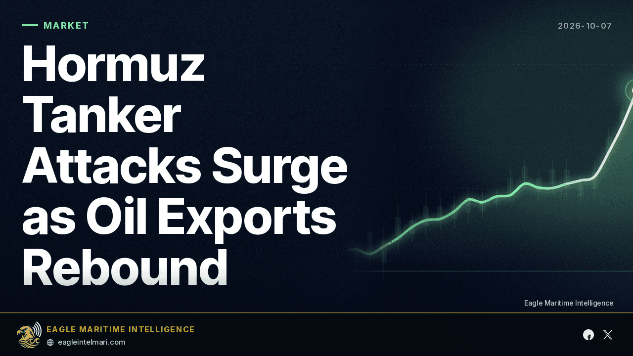 Hormuz Tanker Attacks Surge as Oil Exports Rebound — Oct 7