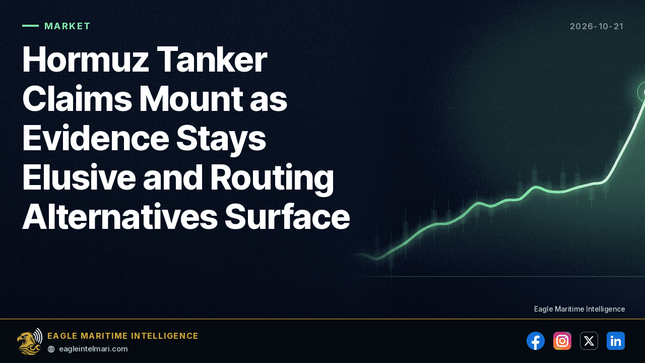 Hormuz Tanker Claims Mount — Oct 21