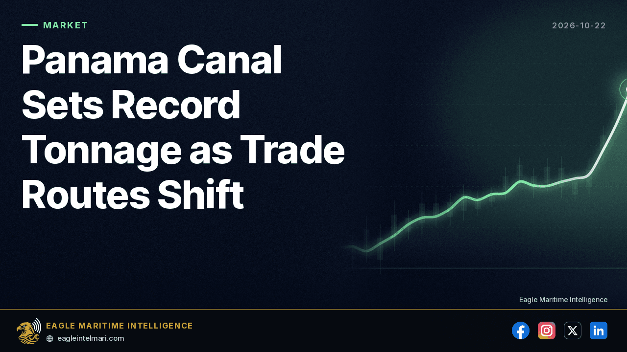 Panama Canal Sets Record Tonnage as Trade Routes Shift — Oct 22