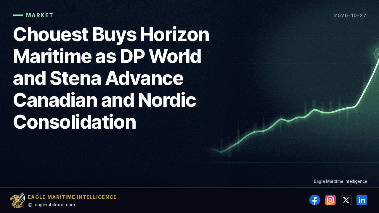 Chouest Buys Horizon Maritime — Oct 27