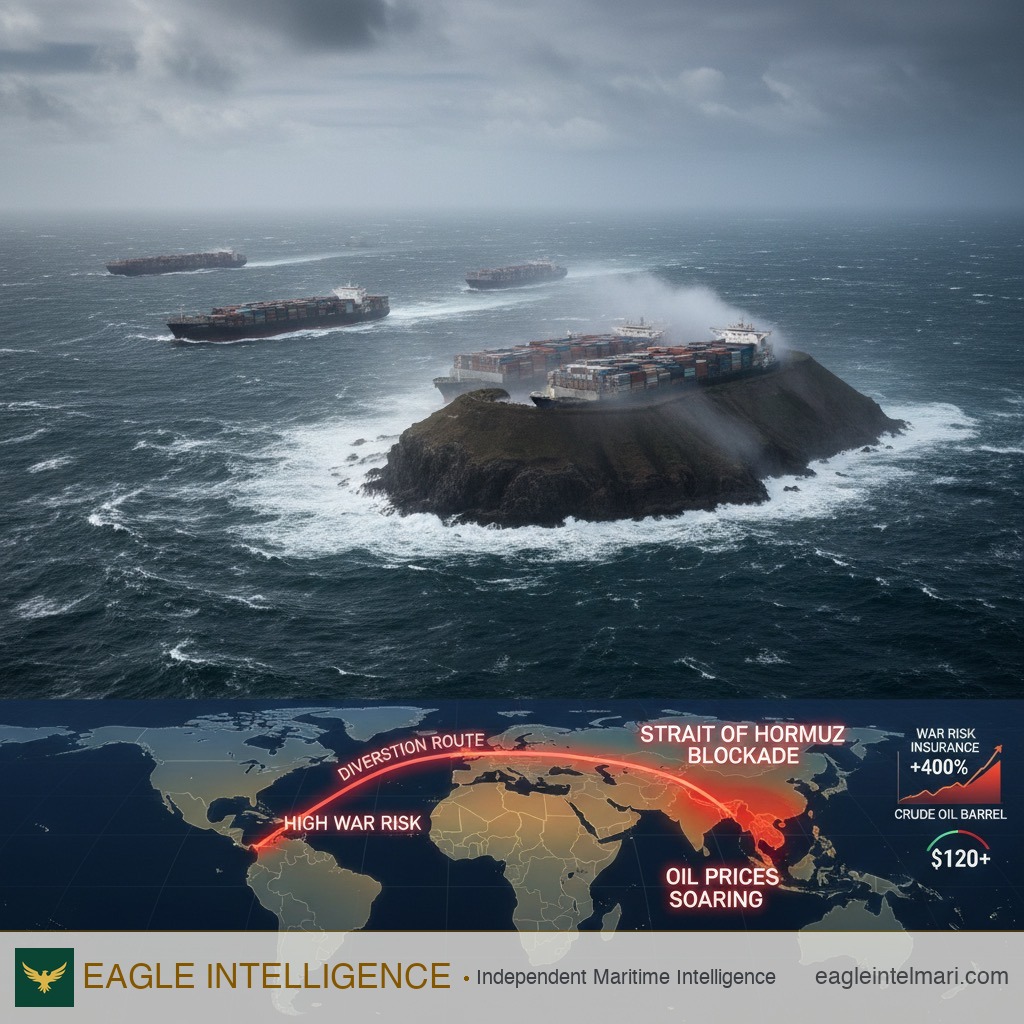 WTI Pierces $111: How the Hormuz Blockade is Reshaping Shipping Economics and Triggering Supply Chain Stagflation