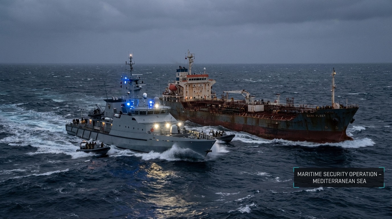 Six Shadow Fleet Vessels Seized in 90 Days: Europe's Naval Enforcement Campaign Signals Transition From Sanctions to Physical Interdiction