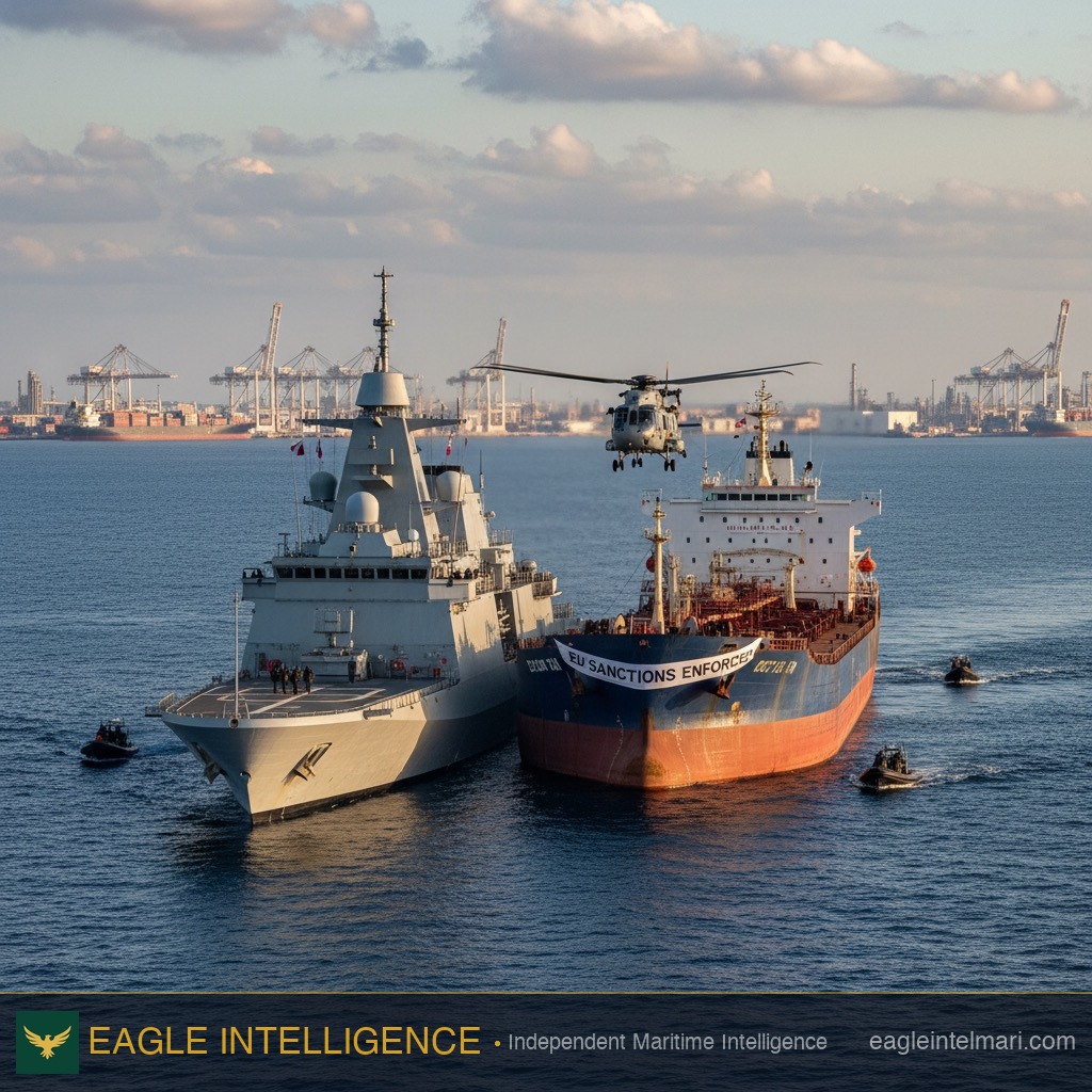 France Intercepts Shadow Fleet, EU Sanctions Enforcement Enters New Phase