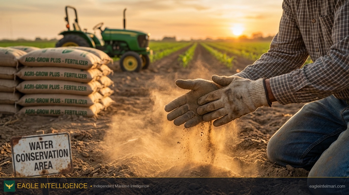 Hormuz Closure Cascades Into American Agriculture: Nitrogen Fertilizer Prices Surge as Spring Planting Season Opens