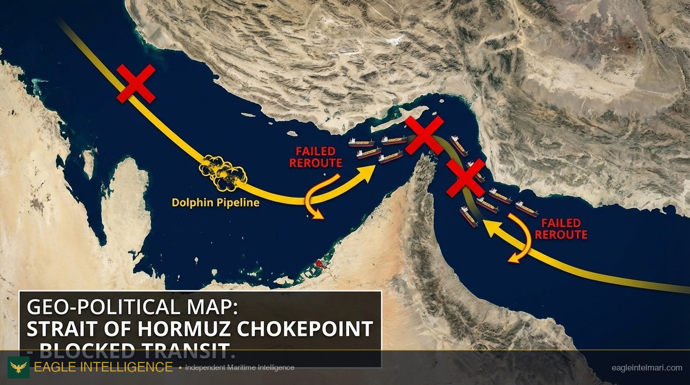 Why This Hormuz Crisis Is Fundamentally Different From 2022: No Reroute Option