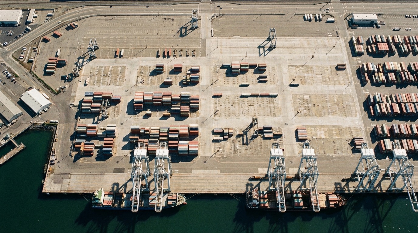 Hormuz Crisis Cascades Beyond Strait: Landbridge Surcharges, Container Shortages, and 16% Port Demand Collapse in US West Coast