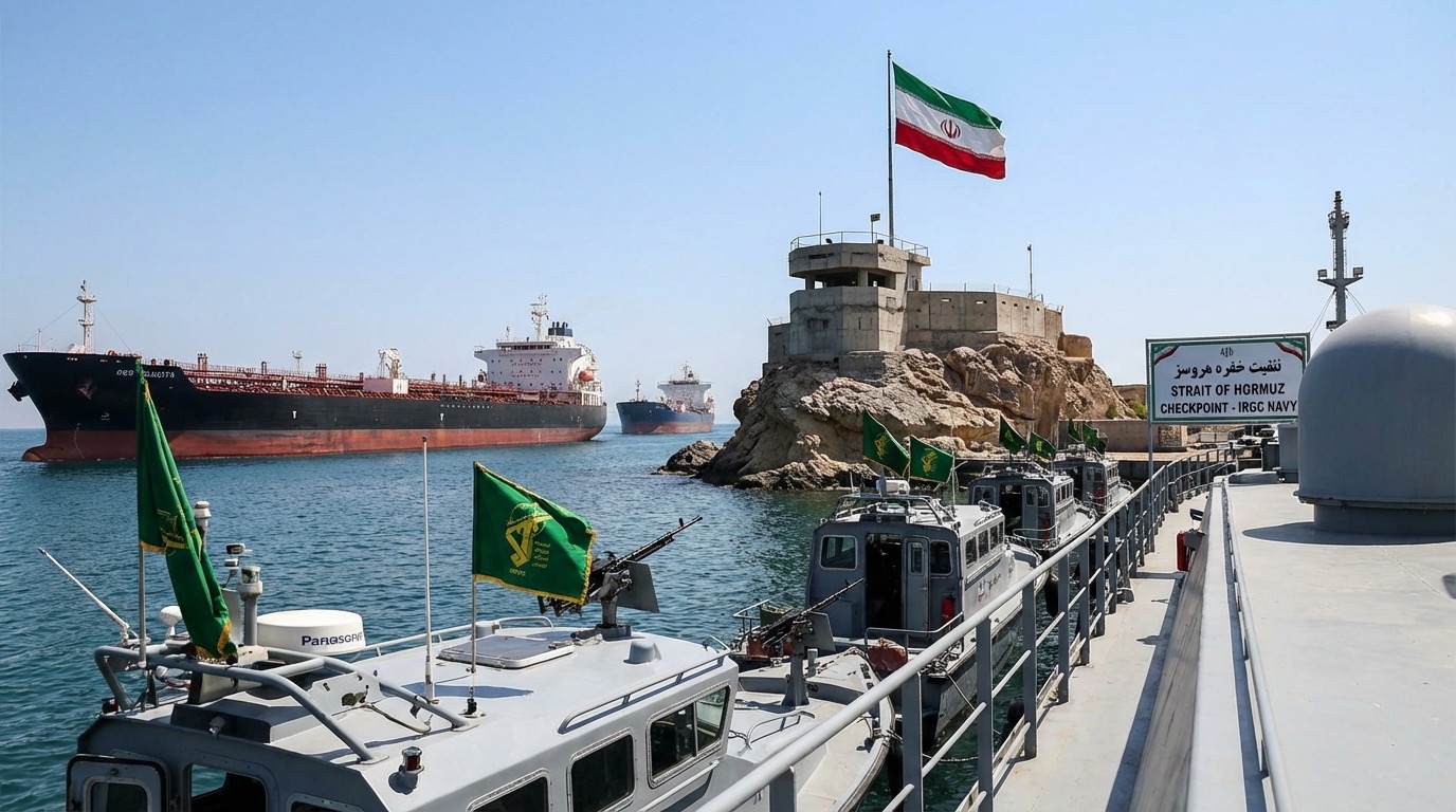 Iran Transforms Hormuz Blockade Into State-Run Toll System; IRGC Vetting Emerges as New Control Model