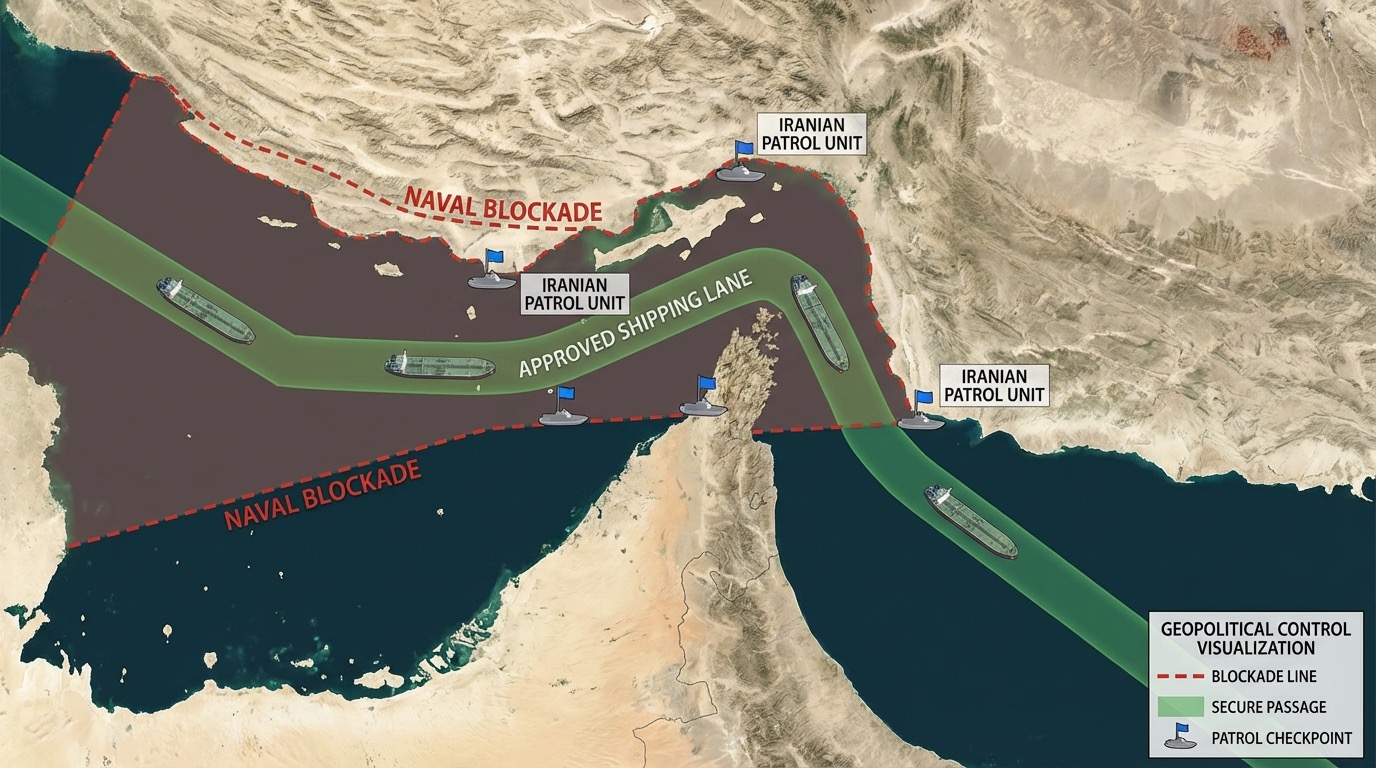 Iran's Selective Closure Playbook: Forcing Approved Ships Through Iranian Waters to Maximize Control