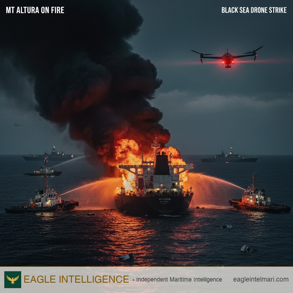 The Shadow Fleet's Two-Front War: Ukraine Drones Strike from Below as Britain Boards from Above