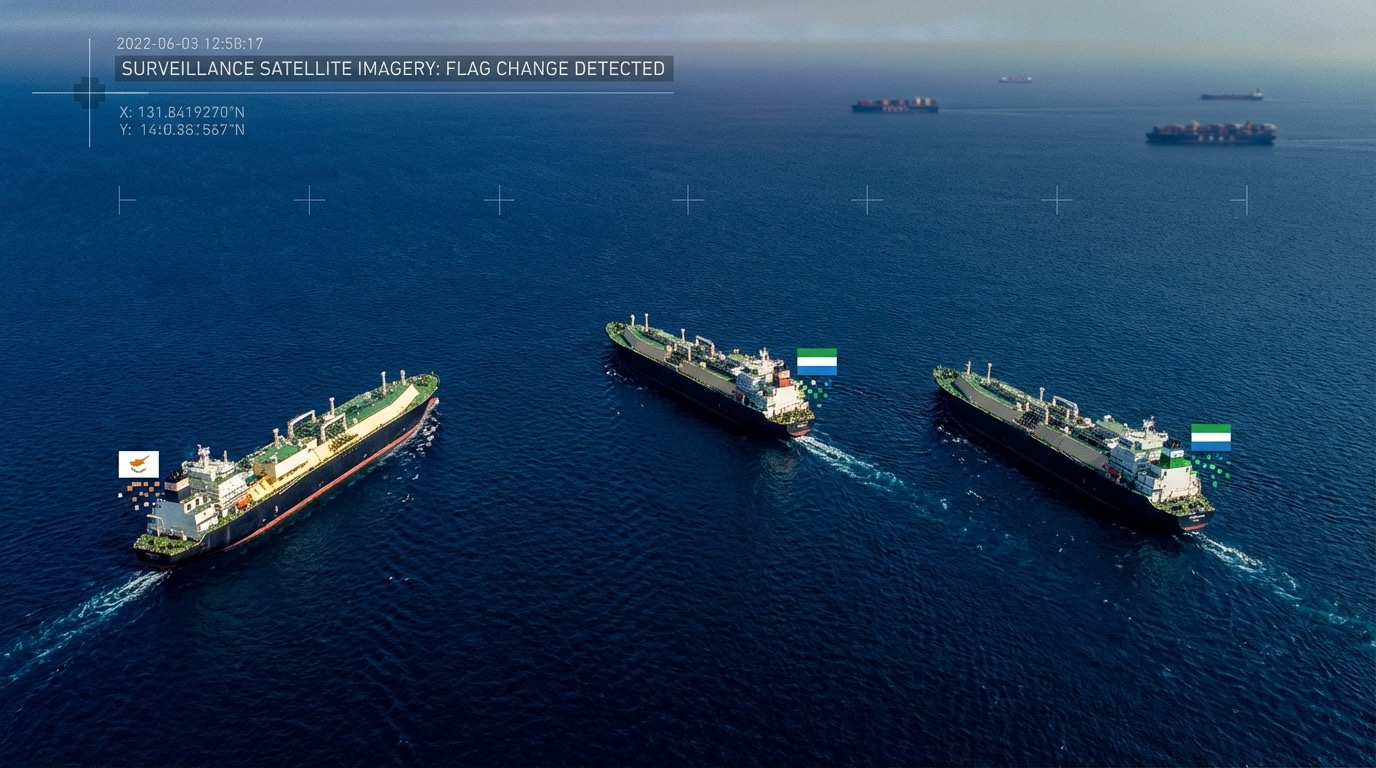 Russia's Secret Fleet: Three LNG Carriers Disappear Into Dark Fleet Registry—How Sanctions Evasion Is Moving Upstream