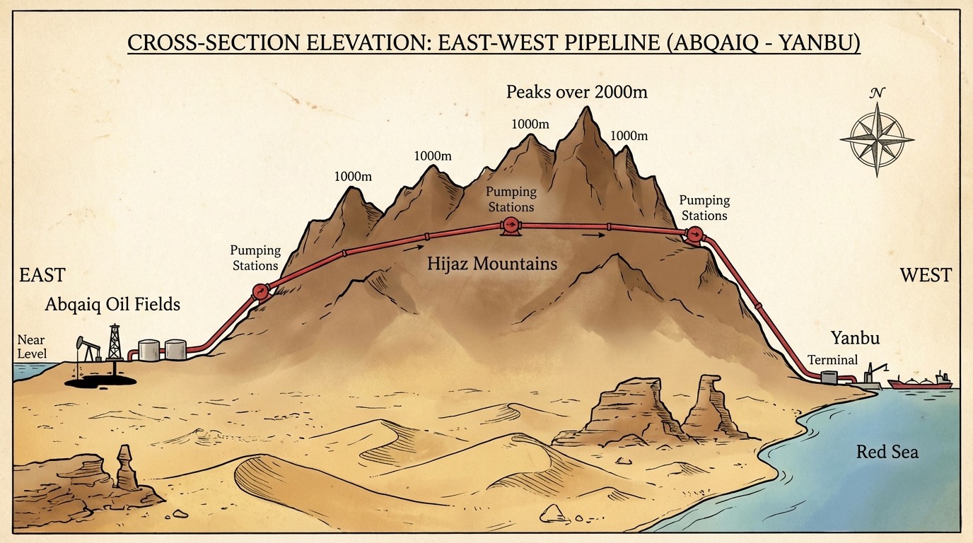 1980s Contingency Becomes Lifeline: Saudi Arabia Activates East-West Pipeline as Hormuz Closes