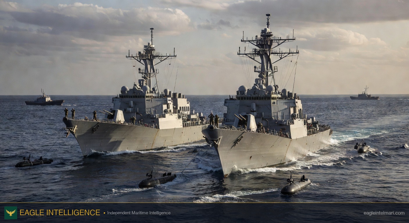 US Navy Destroyers Initiate Hormuz Mine-Clearing Amid Ceasefire Talks