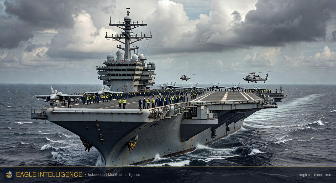 Decoded: The USS George H.W. Bush's 6,000-Mile Detour Proves the Dual-Chokepoint Thesis