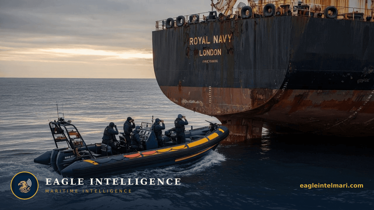 UK's First Shadow-Fleet Boarding Raises Stakes for Russian Crude Exports