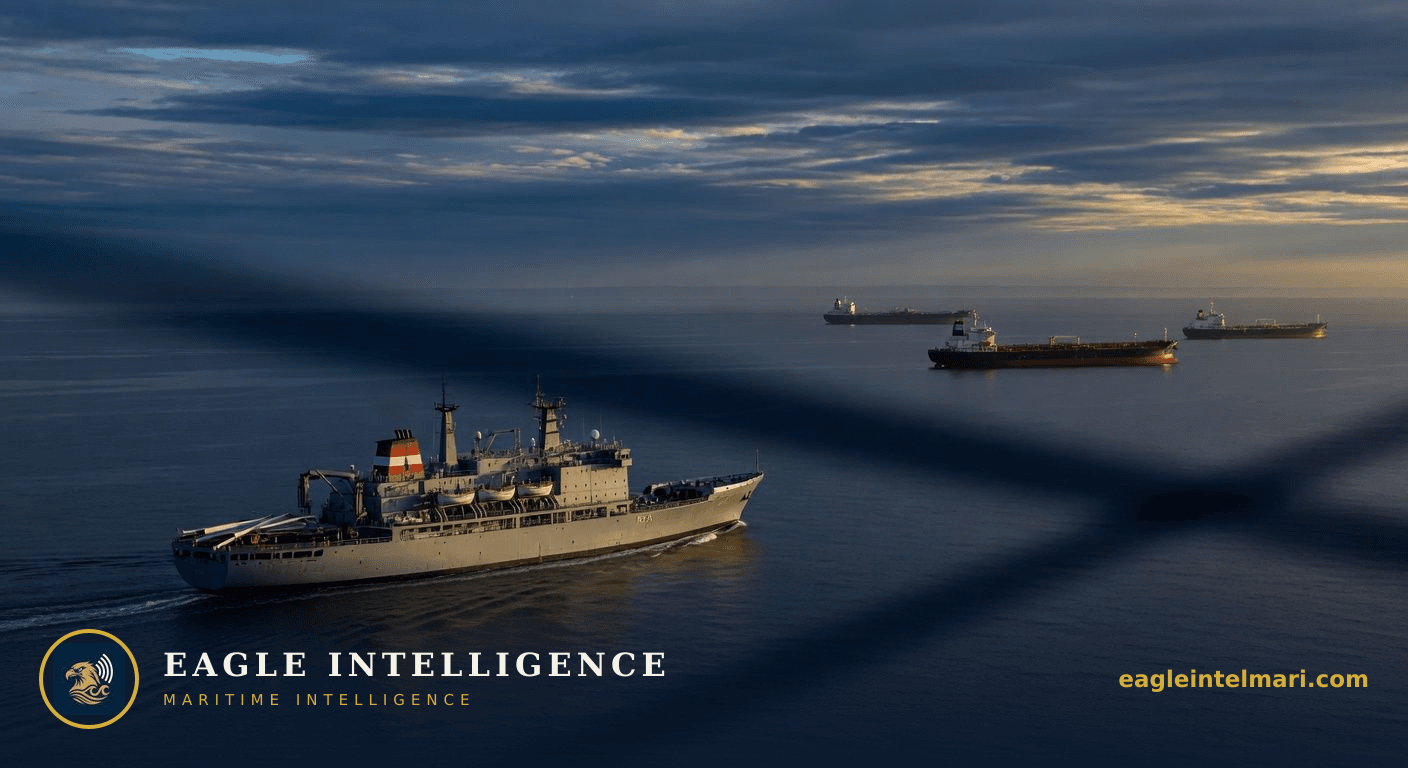 RFA Lyme Bay Heads East to Shield Hormuz from Mines